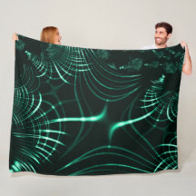 Kurvor i en blandning av djungelns grönt och nymin