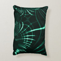 Kurvor i en blandning av djungelns grönt och nymin