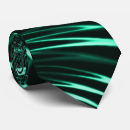 Kurvor i en blandning av djungelns grönt och nymin slips