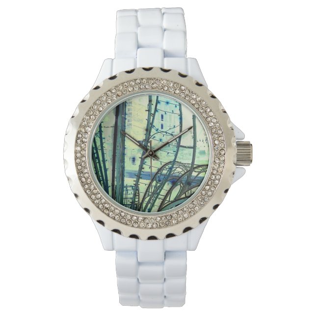 KURVOR i LINJER Armbandsur (Framsida)