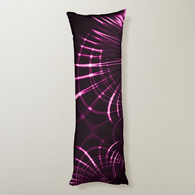 Kurvor i rosa färg och mörk kroppskudde (Baksidan (Vertikal))