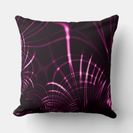 Kurvor i rosa färg och mörk kudde