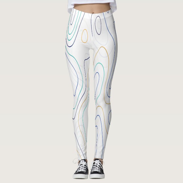 Kurvor Leggings (Framsida)