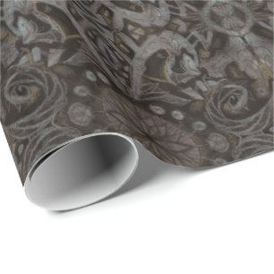 Kurvor & Lotus damm taupe charkol svart brun Presentpapper