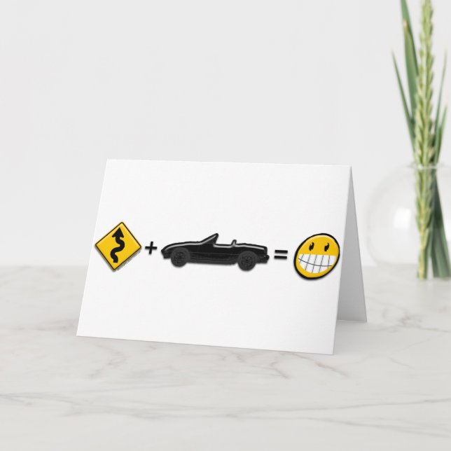 Kurvor + MX5 = roligt Kort (Framsida)