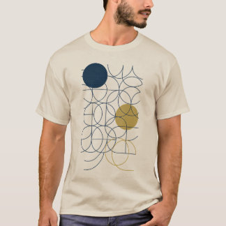 Kurvor och cirklar Art Manar Shirt T