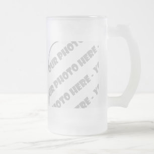 Kurvorfotoet frostade Stein - skapa ditt eget Frostat Ölglas