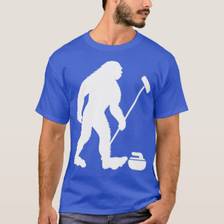 Kurvstam och kurvstav med böjning t shirt
