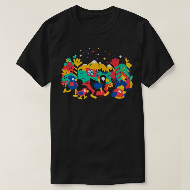Kurzgesagt Anka och Vänner T Shirt (Design framsida)
