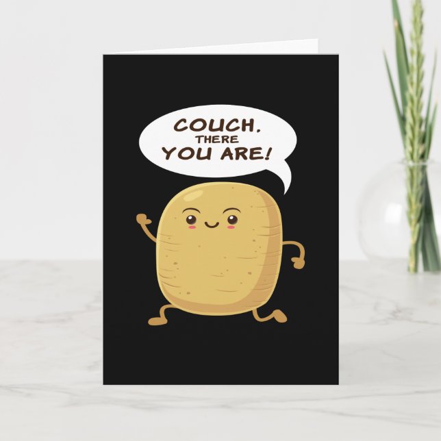 Kusch där du är Vegan Potato Kort (Framsida)