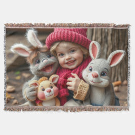 Kuschelfreunde im Herbstzauber Filt