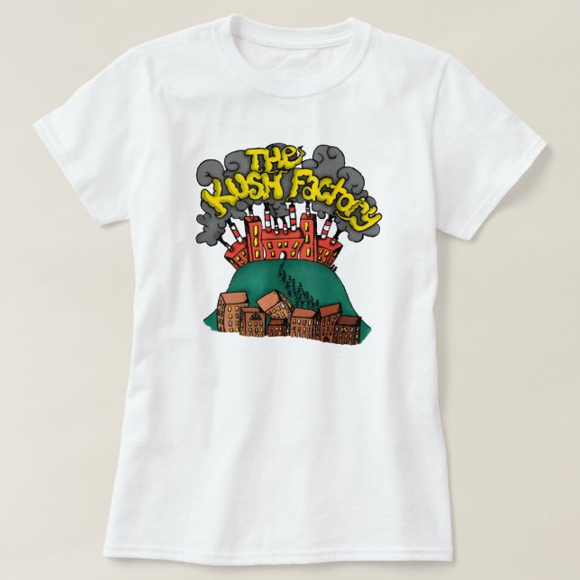 Kush-fabriken Tee (Design framsida)