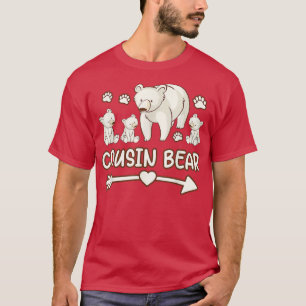 kusin 3 unge, kusin, björnskjorta t shirt