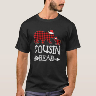 Kusin Bear jul jul Pajama Red Play Buffalo Fam T Shirt