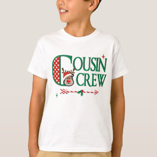 Kusin besättning Reindeer Shirt Kids Cousin jul T Shirt