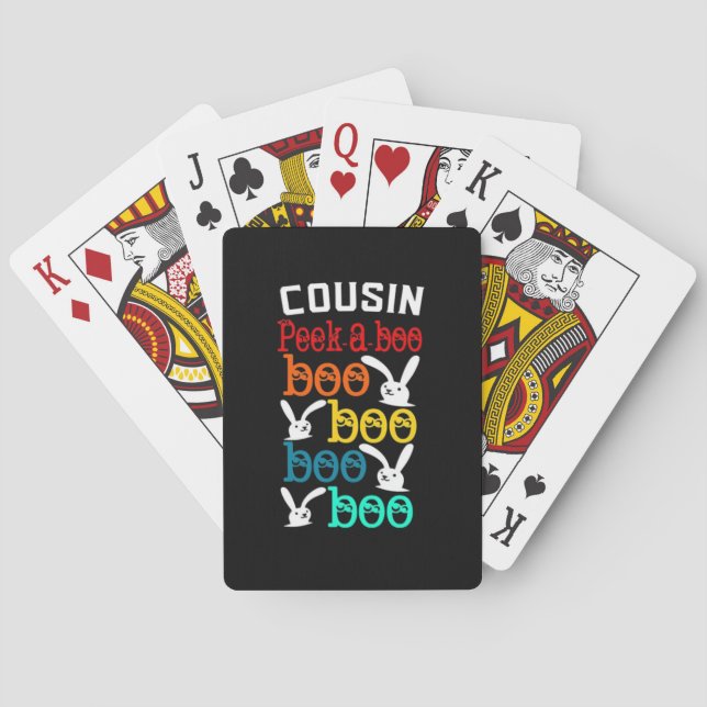Kusin Bunny-spel för Novelty Casinokort (Baksidan)