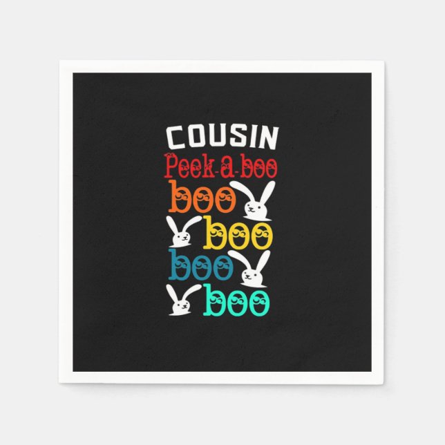 Kusin Bunny-spel för Novelty Pappersservett (Framsidan)