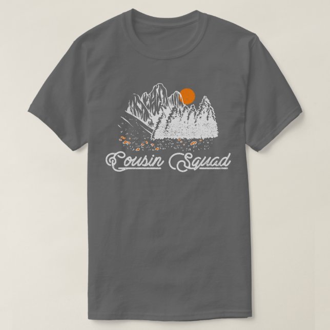 Kusin Camping Squad T Shirt (Design framsida)