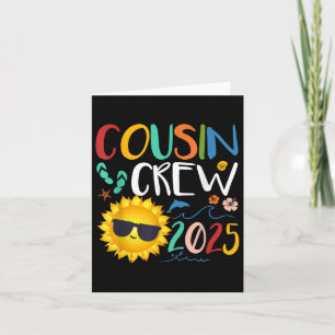 Kusin Crew 2025 Shirt Family Vacation Beach Kort