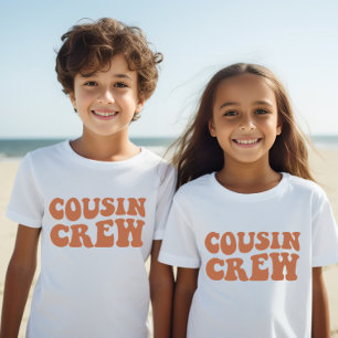 Kusin Crew Brun matchande familjedjor Unisex T Shirt