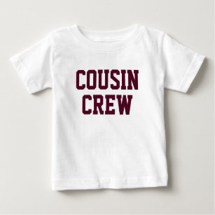 Kusin Crew   Burgundy Matching Kids T Shirt