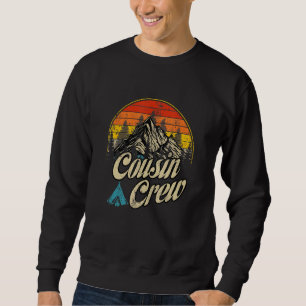 Kusin Crew Camping Outdoor Sunset Summer Camp Hik Lång Ärmad Tröja