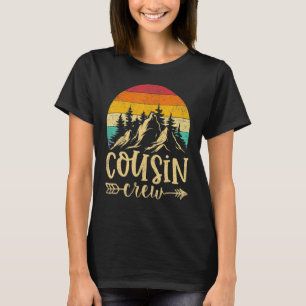 Kusin Crew Camping Outdoor Sunset Summer Camp Vin T Shirt