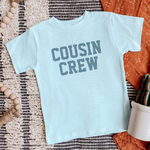 Kusin Crew Dusty Blue Kids Baby T-Shirt