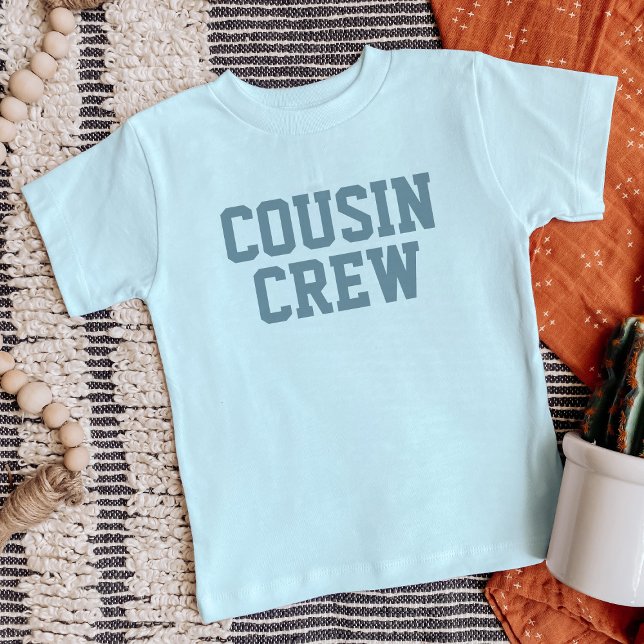 Kusin Crew | Dusty Blue Kids Baby T-Shirt (Skapare uppladdad)
