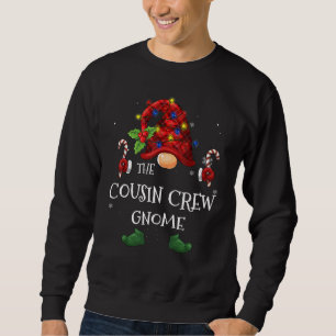 Kusin Crew Gnome Buffalo Play Julgran Lång Ärmad Tröja