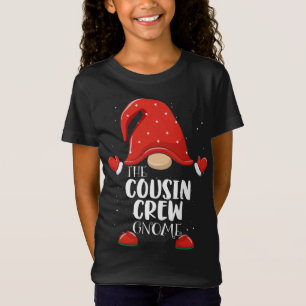 Kusin Crew Gnome Matching Family jul Pajama T Shirt