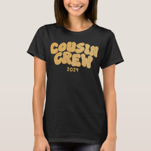 Kusin Crew   Guld Matching Cousin Familjeåterfören T Shirt