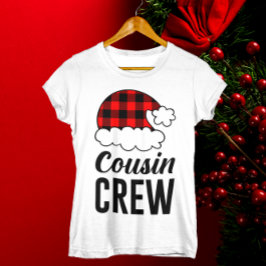 Kusin Crew jul - Helgdag Buffalo Play Womens T Shirt