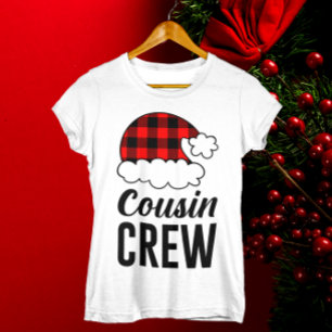 Kusin Crew jul - Helgdag Buffalo Play Womens T Shirt