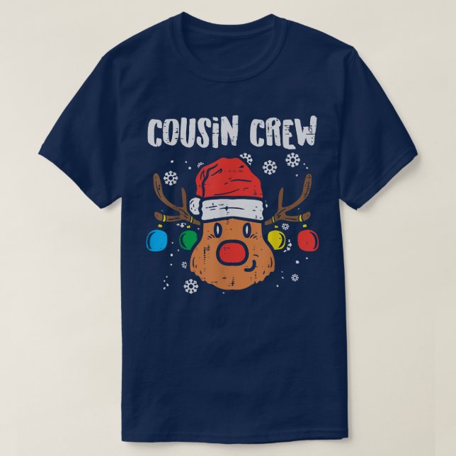 Kusin Crew Julafton PJs Matching jul Pajamas Fo T Shirt (Design framsida)