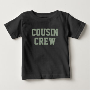 Kusin Crew   Matchande barn för Grönt T Shirt