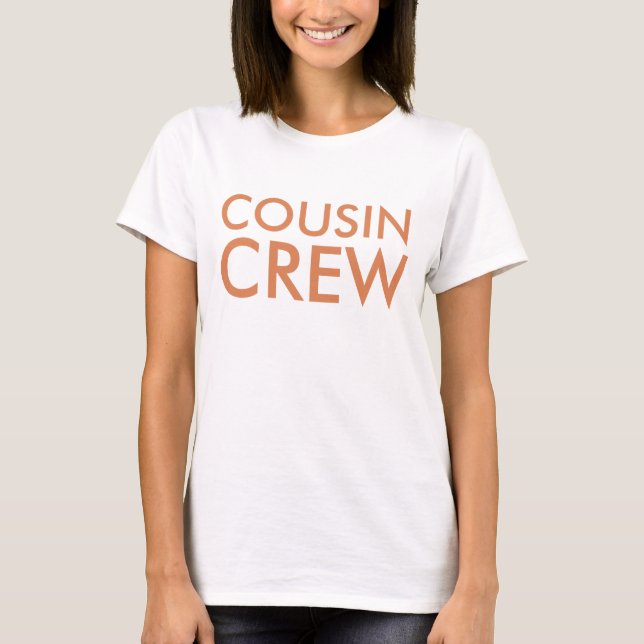Kusin Crew | Matchande kusinfamilj T Shirt (Framsida)