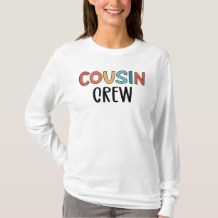 Kusin Crew Matching Retro Family Cousin Squad T Shirt
