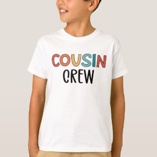 Kusin Crew Matching Retro Family Cousin Squad T Shirt