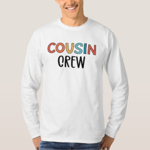 Kusin Crew Matching Retro Family Cousin Squad T Shirt