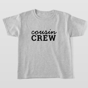 Kusin Crew Matchningsfamilj för coola T Shirt