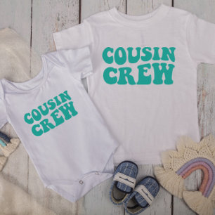 Kusin Crew Matchningsfamilj för skaldjur T Shirt