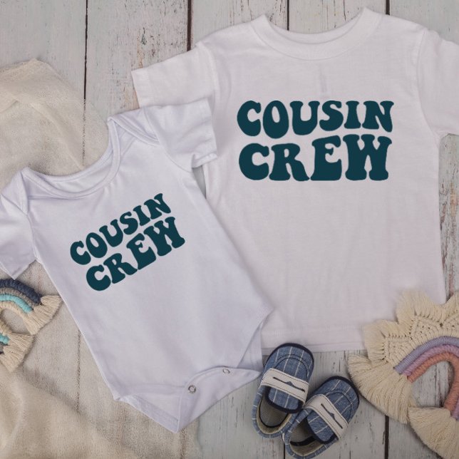 Kusin Crew | Matningsfamilj för Mörk T Shirt (Skapare uppladdad)