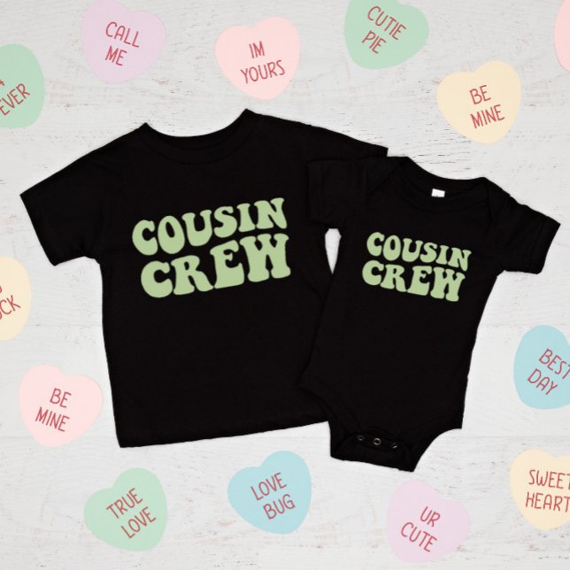 Kusin Crew | Olivmatchningsfamilj T Shirt (Skapare uppladdad)