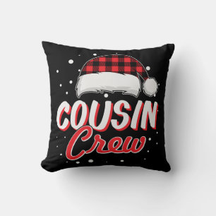 Kusin Crew Red Play Santa Hat jul Kudde