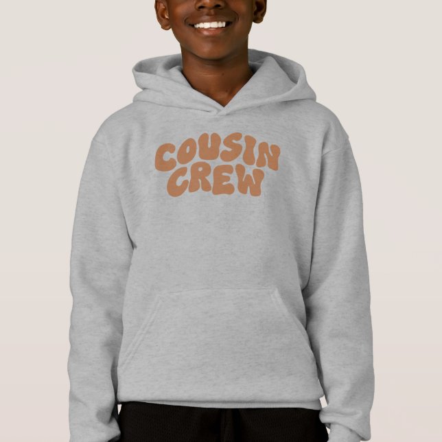 Kusin Crew | Retro Matching Cousin Family Reunion T Shirt (Framsida)