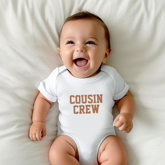 Kusin Crew | Rust Kids Baby Bodykostym T Shirt
