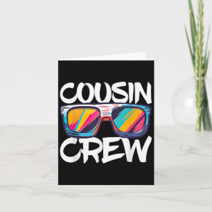 Kusin Crew Shirt Vuxnas Kids Matching Cousin Crew Kort