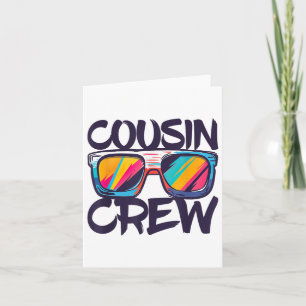 Kusin Crew Shirt Vuxnas Kids Matching Cousin Crew Kort