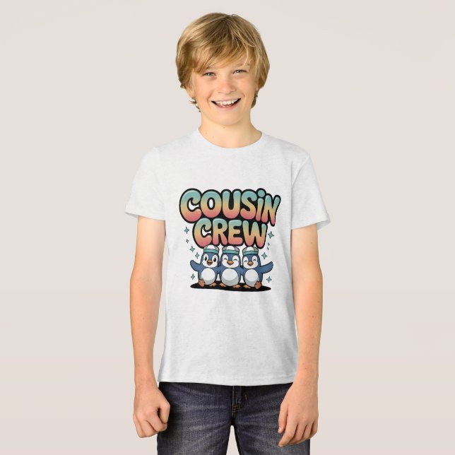 Kusin Crew T Shirt (Framsida Full)
